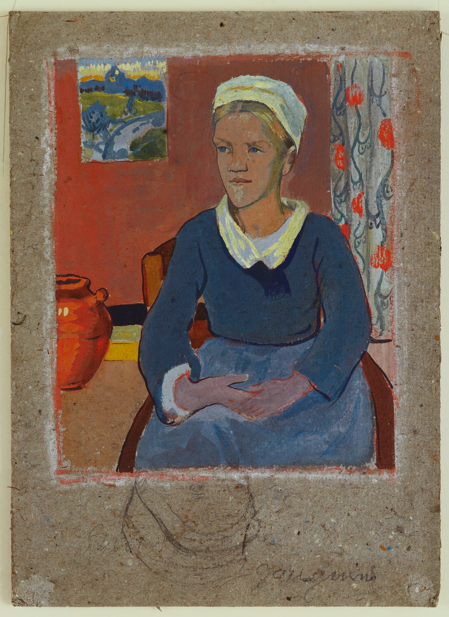 Louise, czyli bretońska sługa, 1890 autorstwa Paul Sérusier