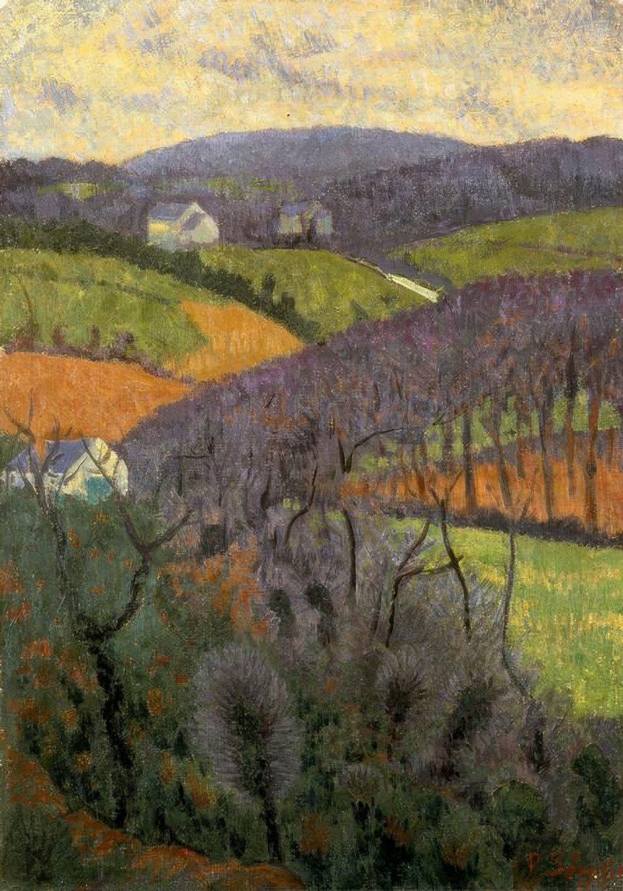 P.Sérusier, La vallée mauve / Gemälde, 1917 autorstwa Paul Sérusier