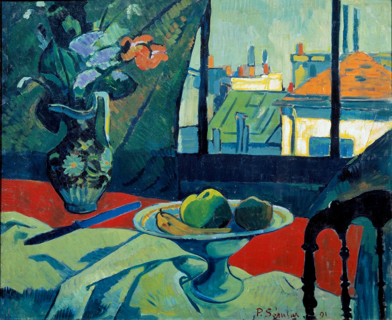 Martwa natura, warsztat artysty Malarstwo Paula Serusiera (1863-1927) 1891 nd. 0,6x0,73 m Paryż, musee d