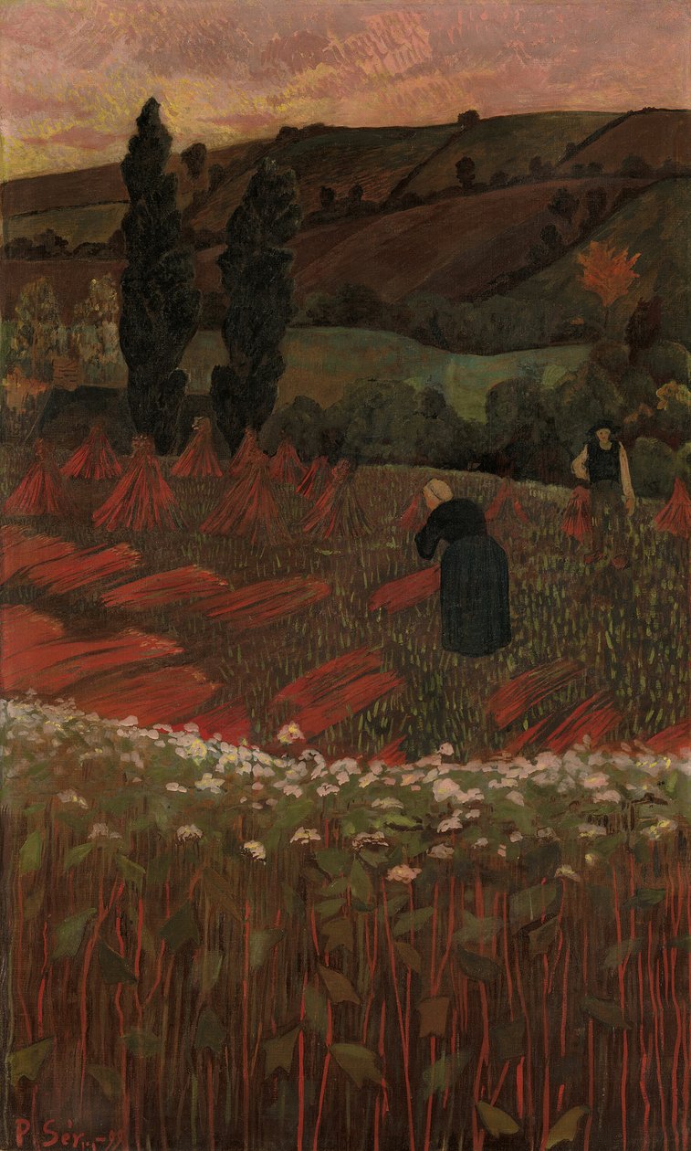 Żniwa gryki, 1899. autorstwa Paul Sérusier