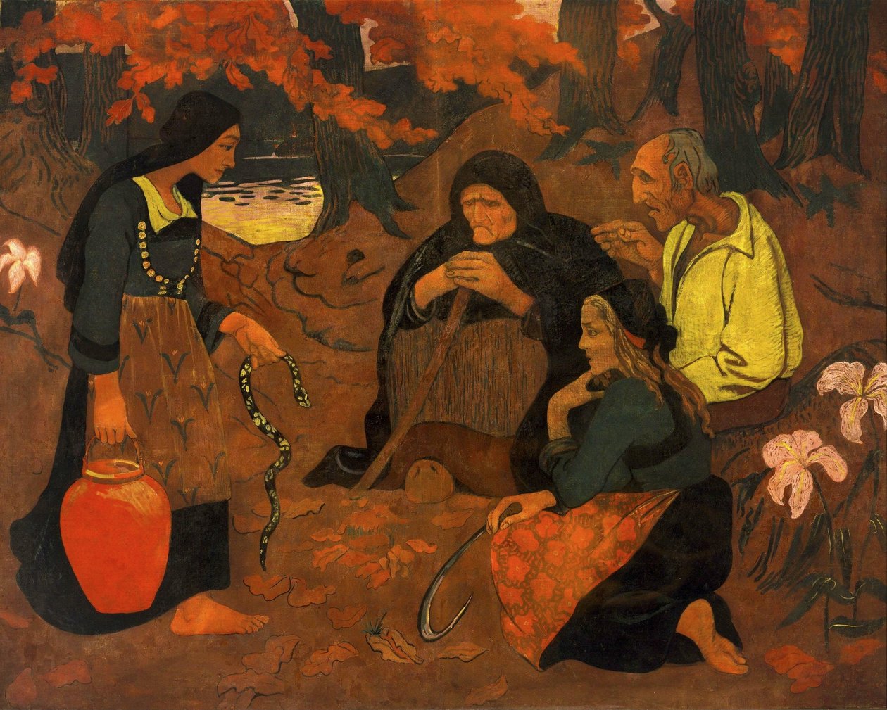 Zjadacze węży autorstwa Paul Sérusier