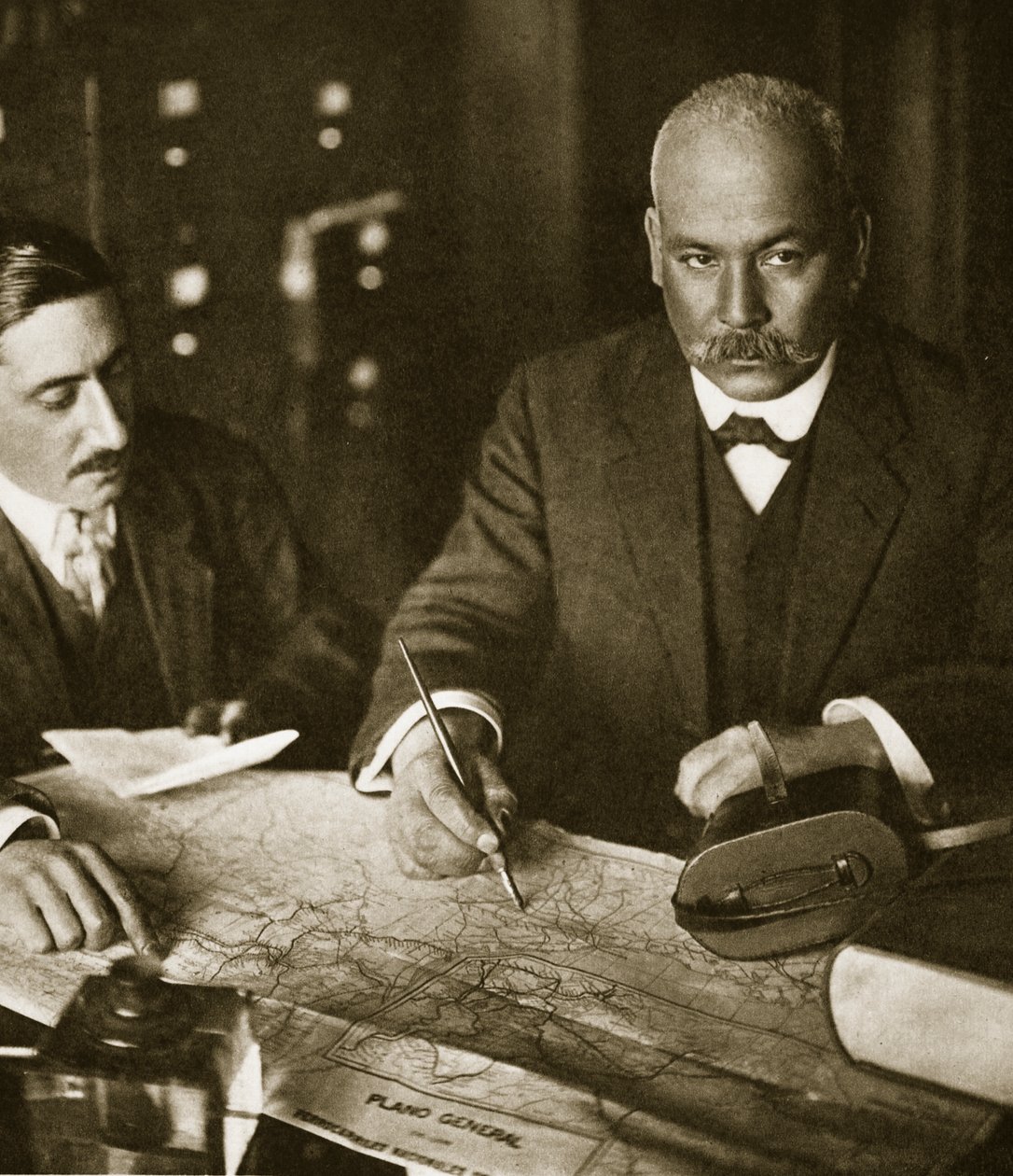 Dr Vasquez Gomez w hotelu Imperial w Nowym Jorku, 1911 r. autorstwa Paul Thompson