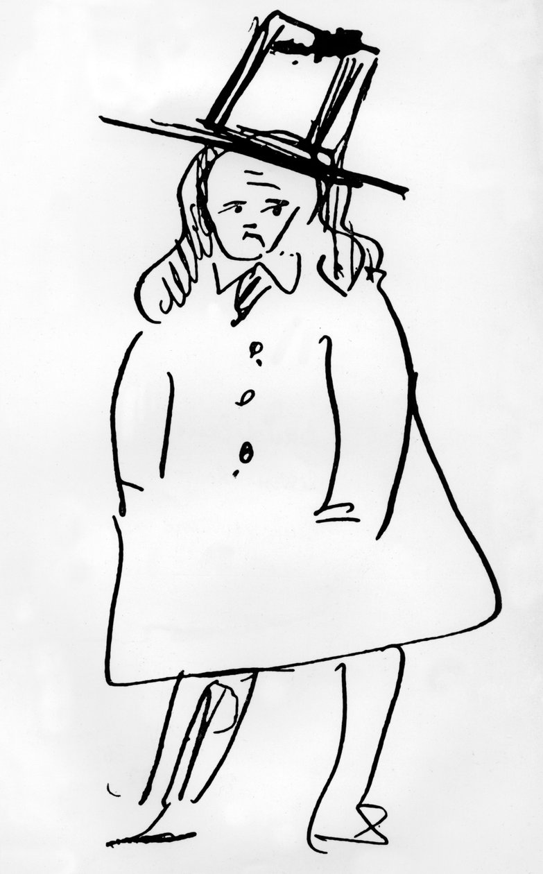 Portret francuskiego poety Charlesa Baudelaire
