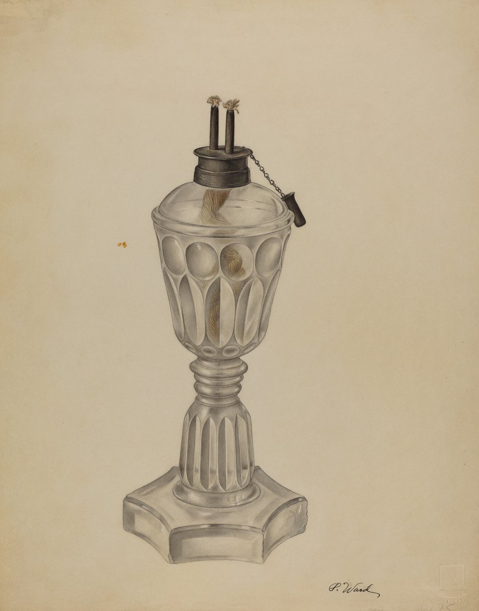Lampa kamfenowa autorstwa Paul Ward