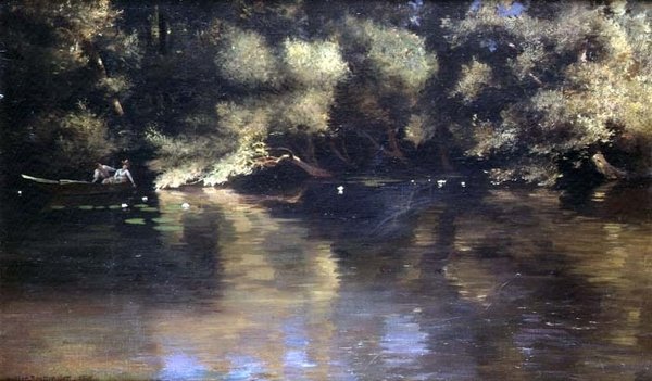 Na rzece autorstwa Paul Wilhelm Keller Reutlingen