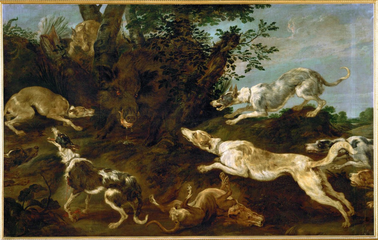 Polowanie na dziki autorstwa Paul de Vos