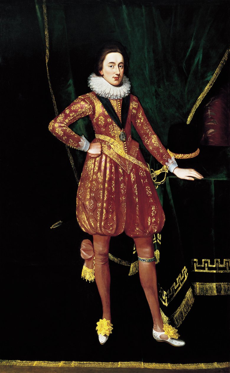 Karol I jako książę Walii, c. 1617 autorstwa Paul van Somer