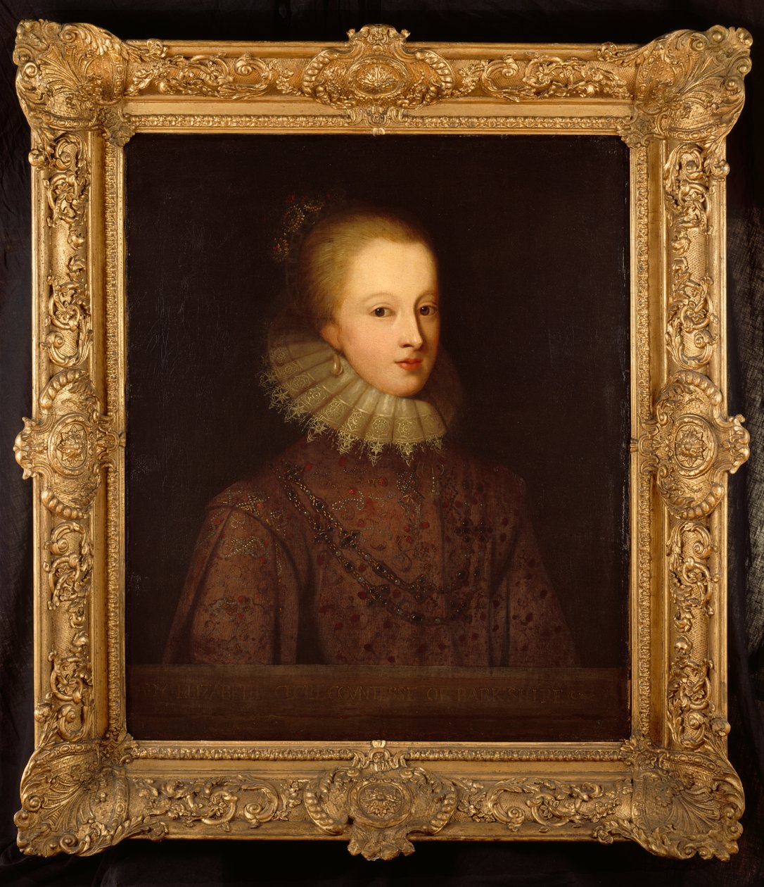 Elizabeth Percy, hrabina Berkshire (olej na płótnie) autorstwa Paul van Somer