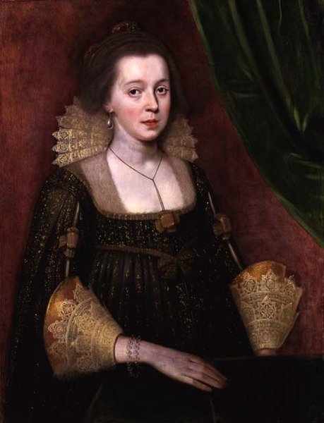 Portret młodej damy, ok. 1620 (olej na desce) autorstwa Paul van Somer