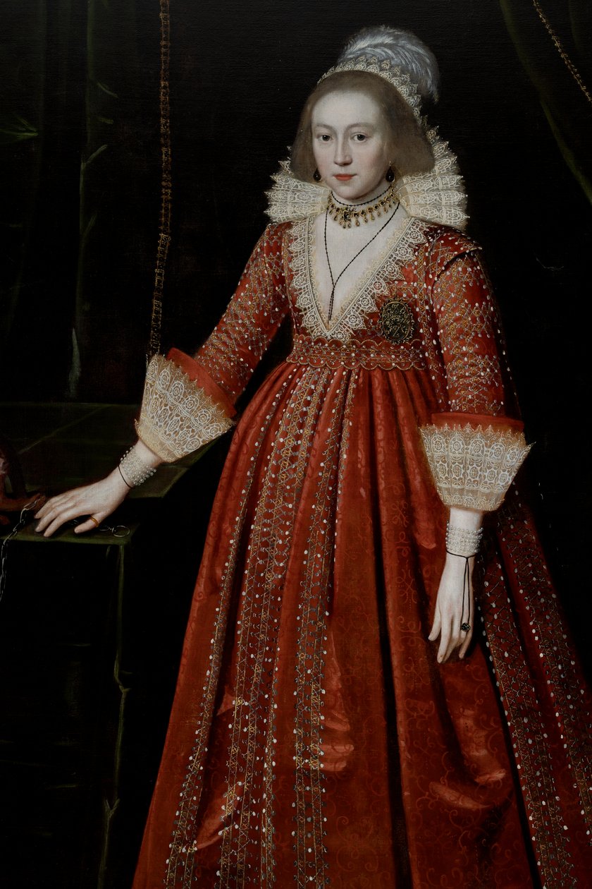 Królowa Elżbieta Czeska „Królowa Zimy” (1596-1662) autorstwa Paul van Somer