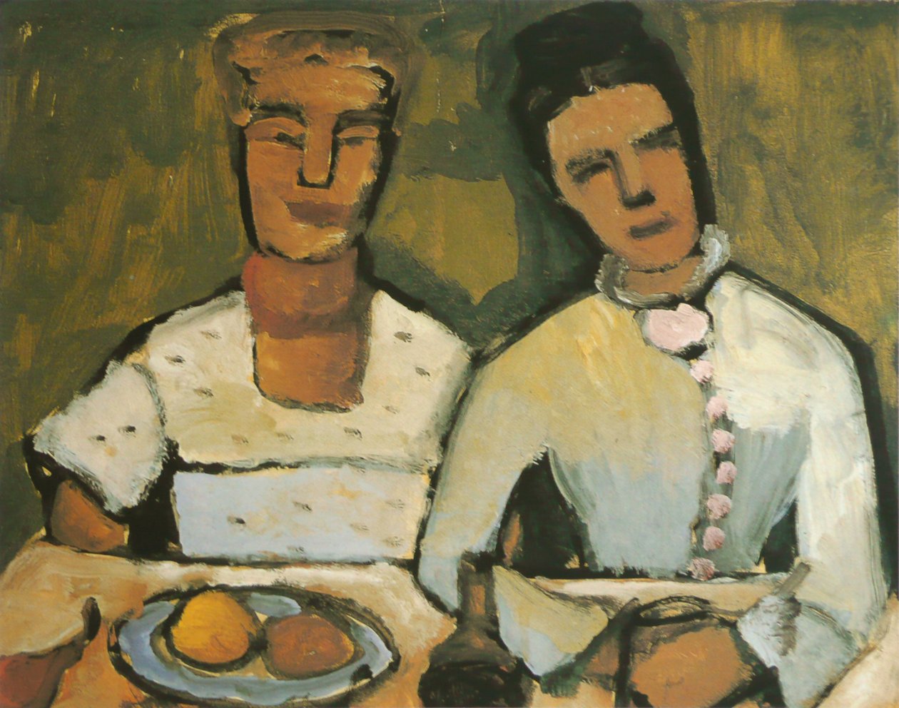 Lee Hoetger i jego siostra autorstwa Paula Modersohn Becker