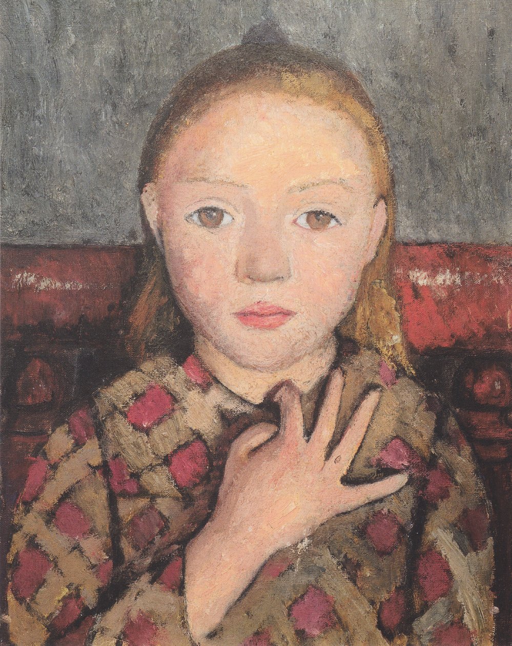 Portret dziewczyny autorstwa Paula Modersohn Becker