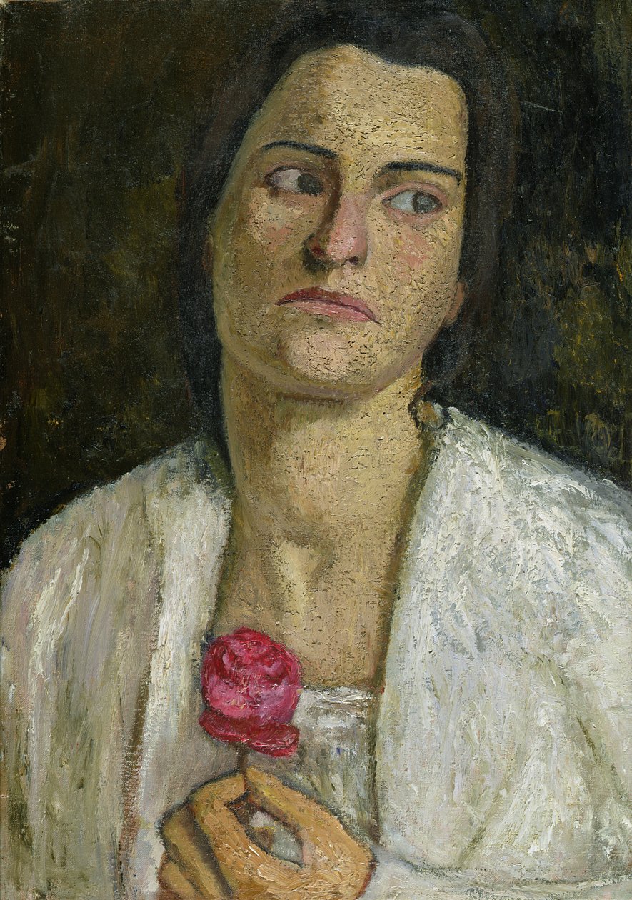 Rzeźbiarka Clara Rilke-Westhoff (1878-1954) 1905 autorstwa Paula Modersohn Becker