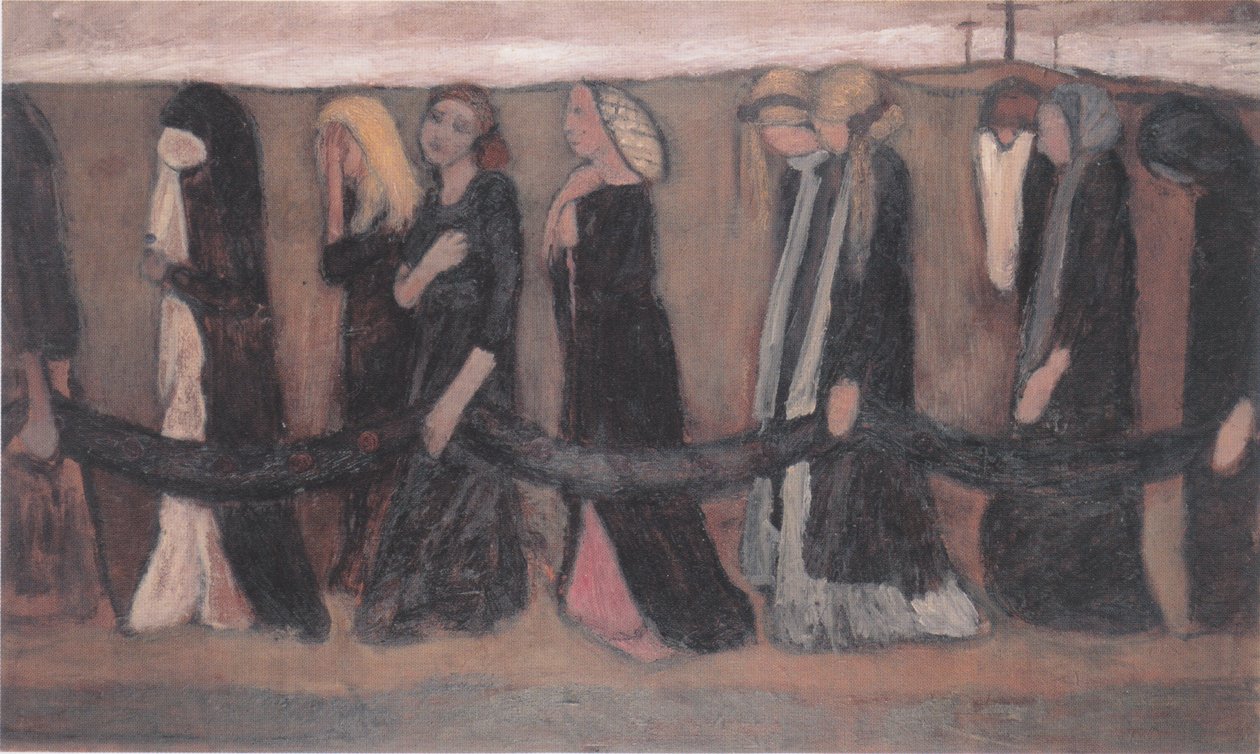 Pociąg narzekających kobiet autorstwa Paula Modersohn Becker