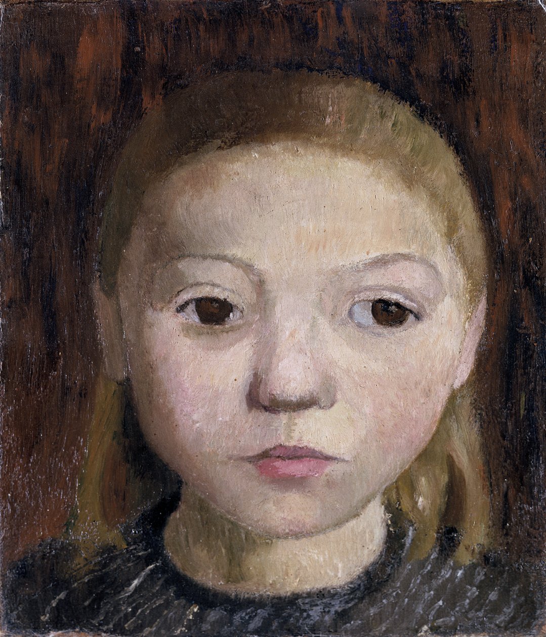 Głowa dziewczynki autorstwa Paula Modersohn-Becker