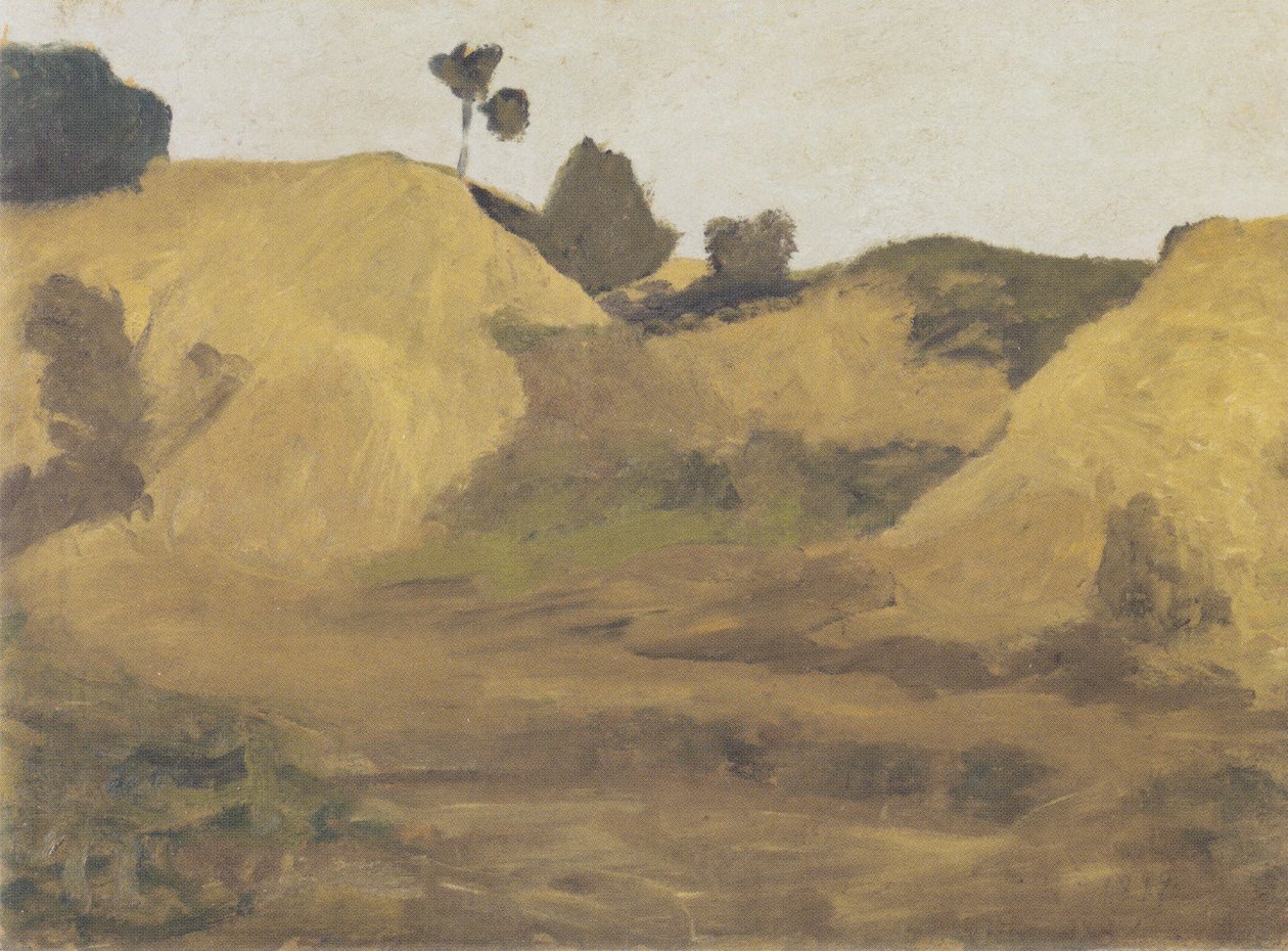 Landschaft am Weyerberg autorstwa Paula Modersohn-Becker