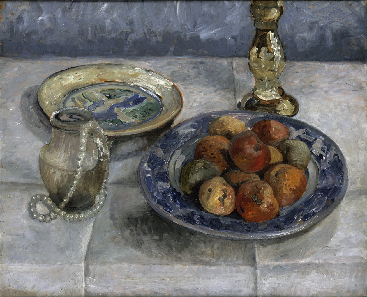 Martwa natura z jabłkami autorstwa Paula Modersohn-Becker