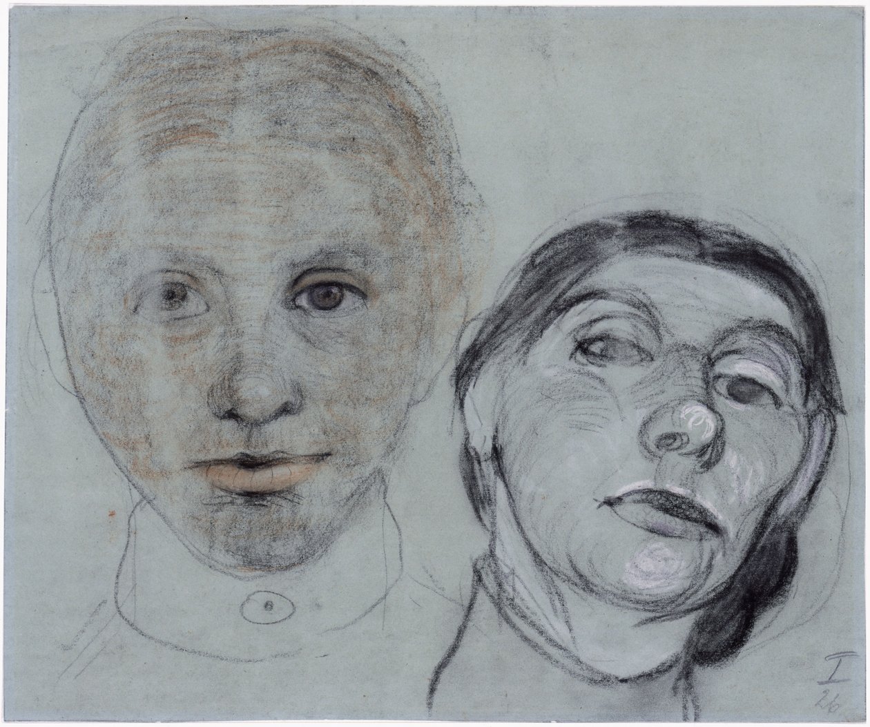 Dwie głowy autorstwa Paula Modersohn-Becker