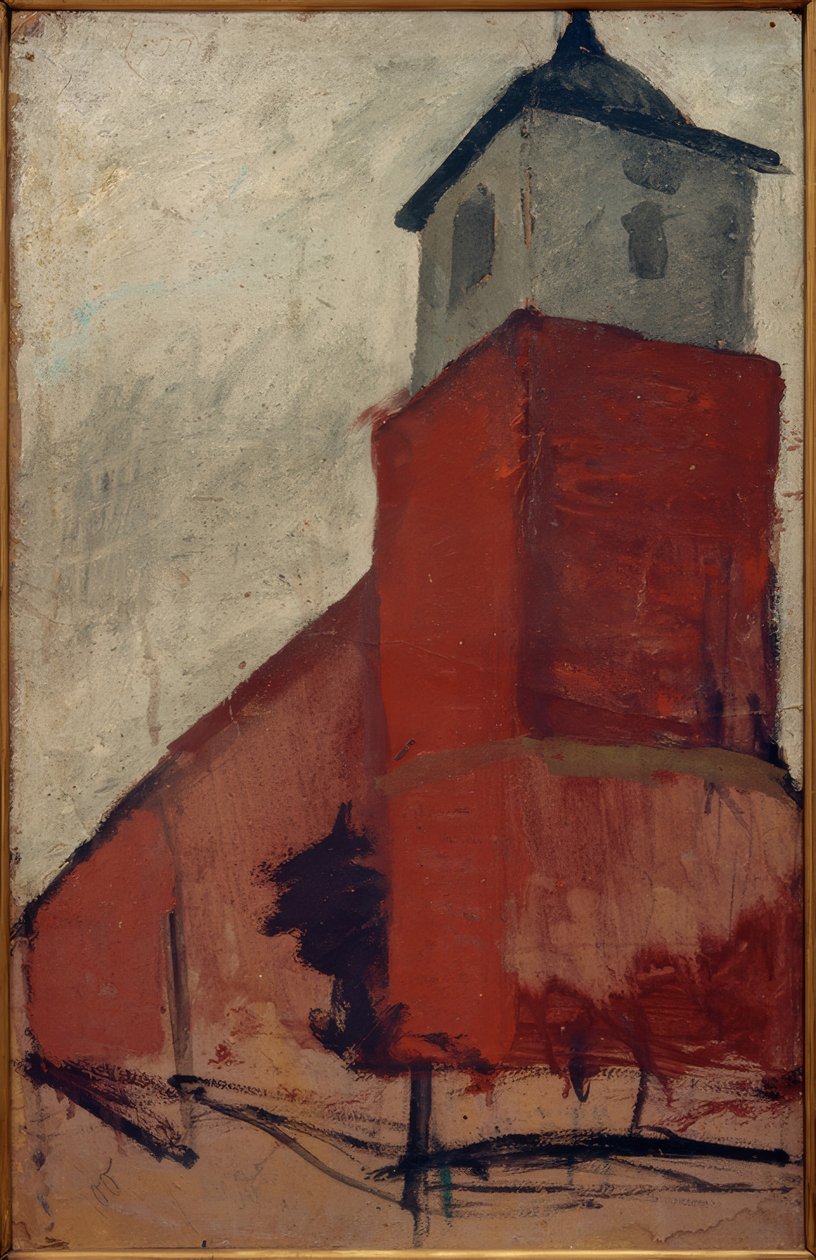 Kościół w Worpswede autorstwa Paula Modersohn Becker