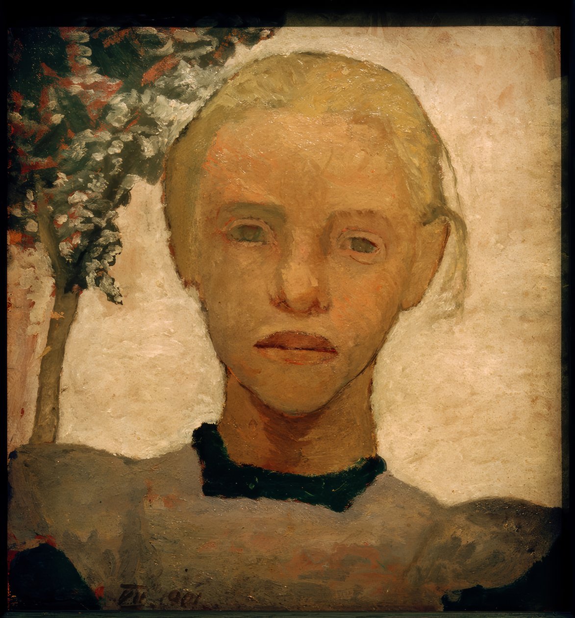 Głowa dziewczyny autorstwa Paula Modersohn Becker