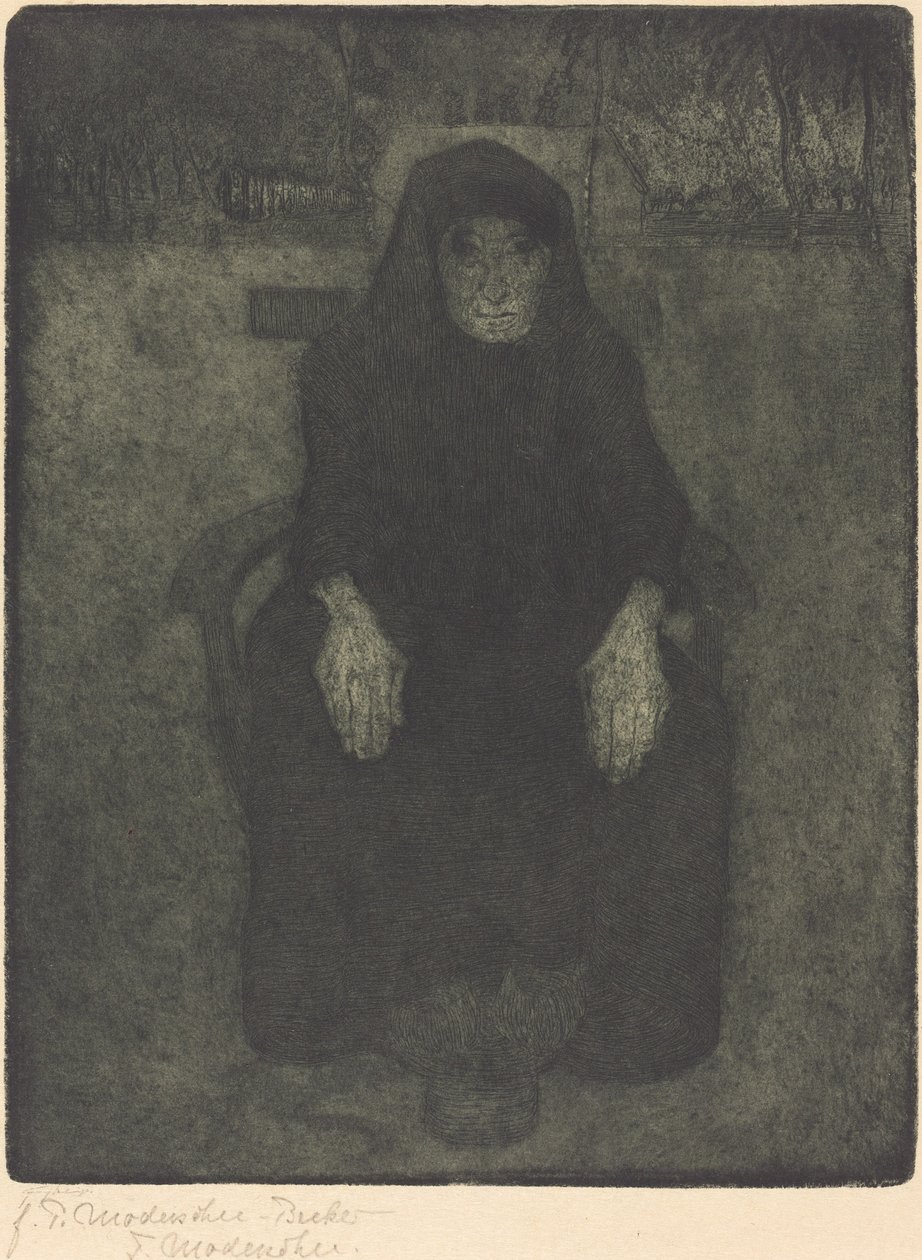 Staruszka autorstwa Paula Modersohn Becker
