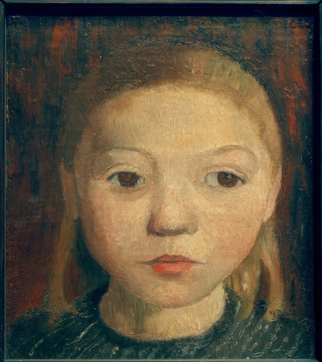 P.Modersohn-Becker, głowa dziewczyny autorstwa Paula Modersohn Becker