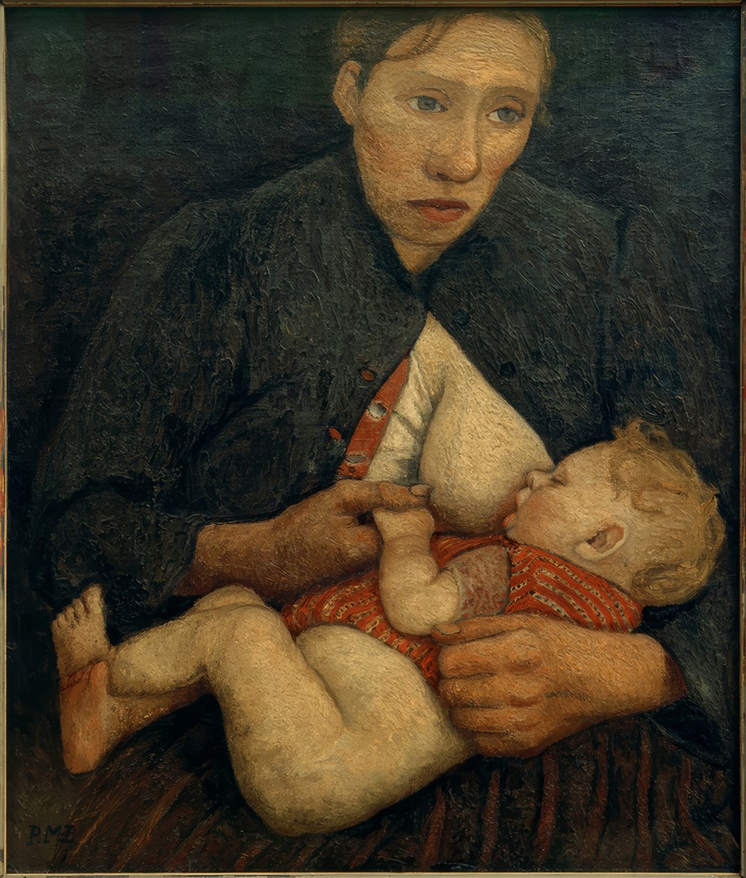 Matka karmiąca autorstwa Paula Modersohn Becker