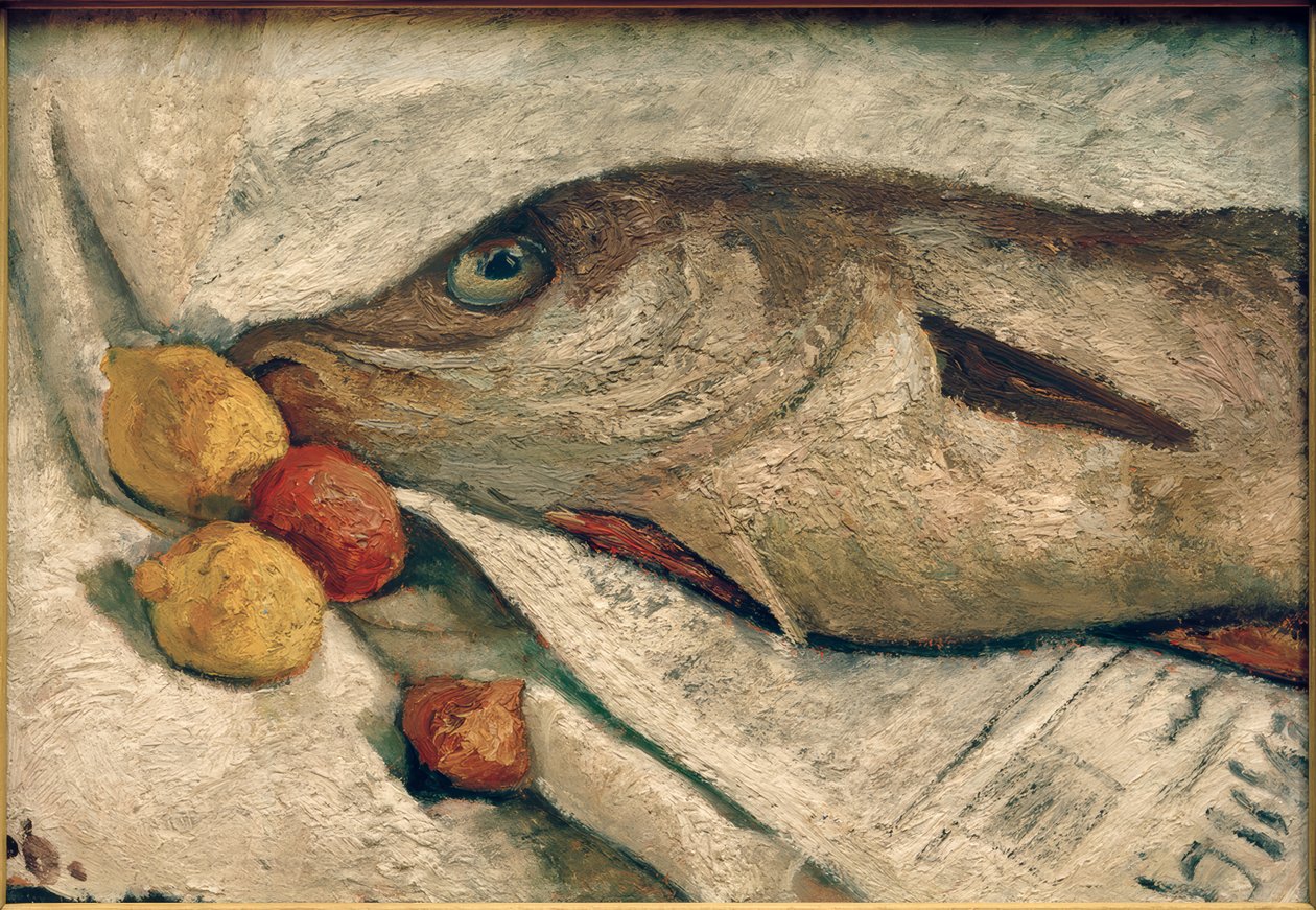 Martwa natura z plamiakiem autorstwa Paula Modersohn Becker