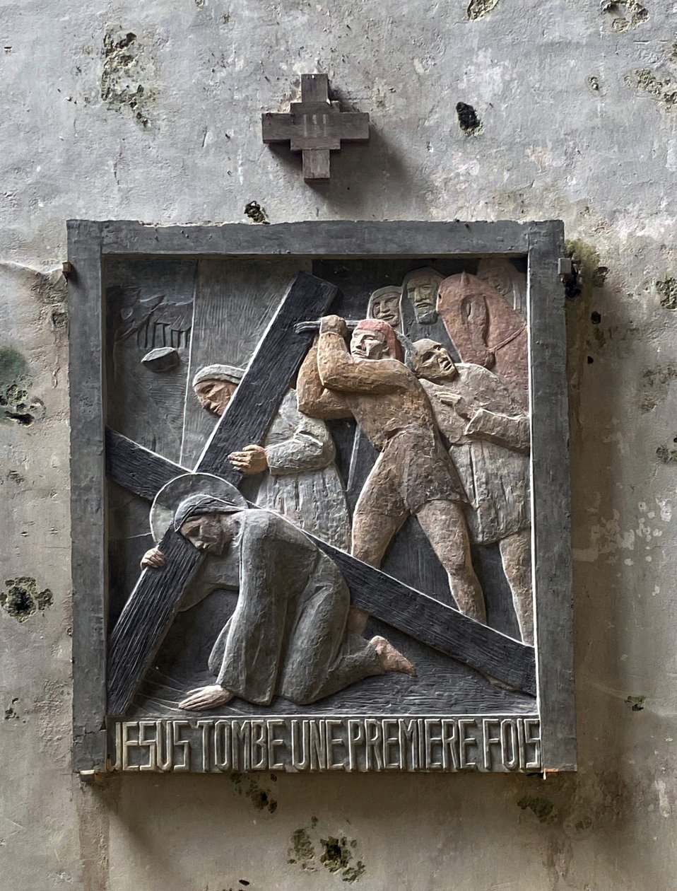 Droga Krzyżowa, kościół Saint-Mandet, Ferriere-sur-Larçon 1931 autorstwa Paule Richon