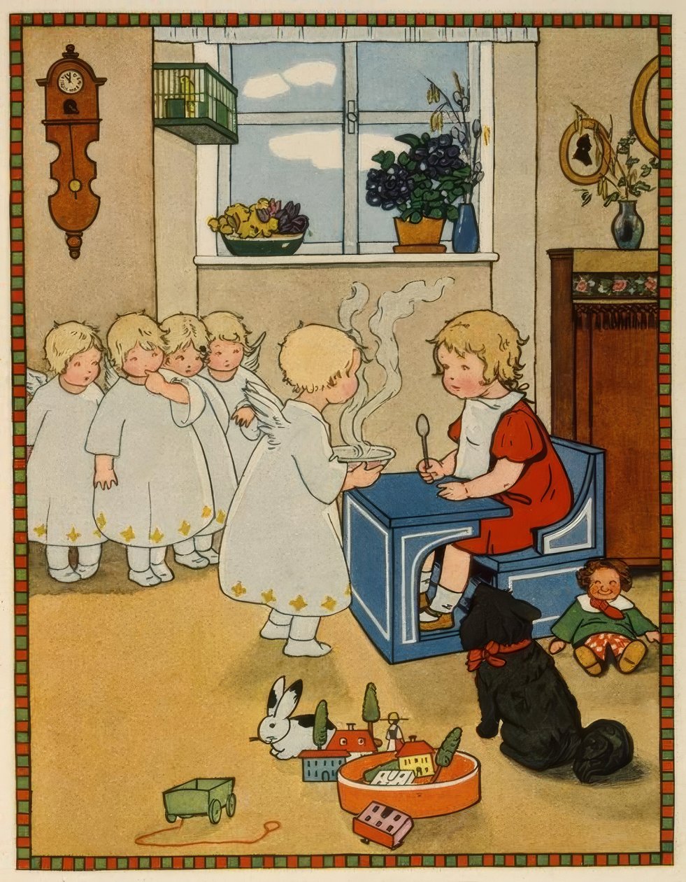 Pięć aniołów zaśpiewało / Pięć aniołów skacze autorstwa Pauli Ebner