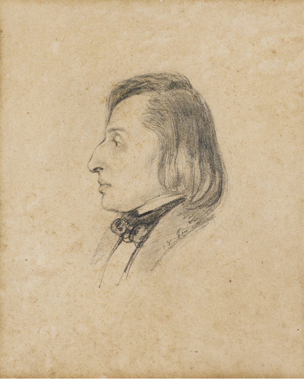 Portret Fryderyka Chopina autorstwa Pauline Viardot García