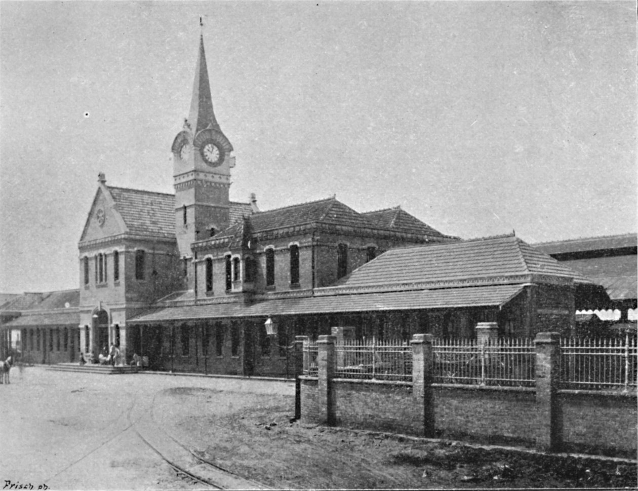 Dworzec kolejowy w Campinas, 1895 autorstwa Paulo Kowalsky