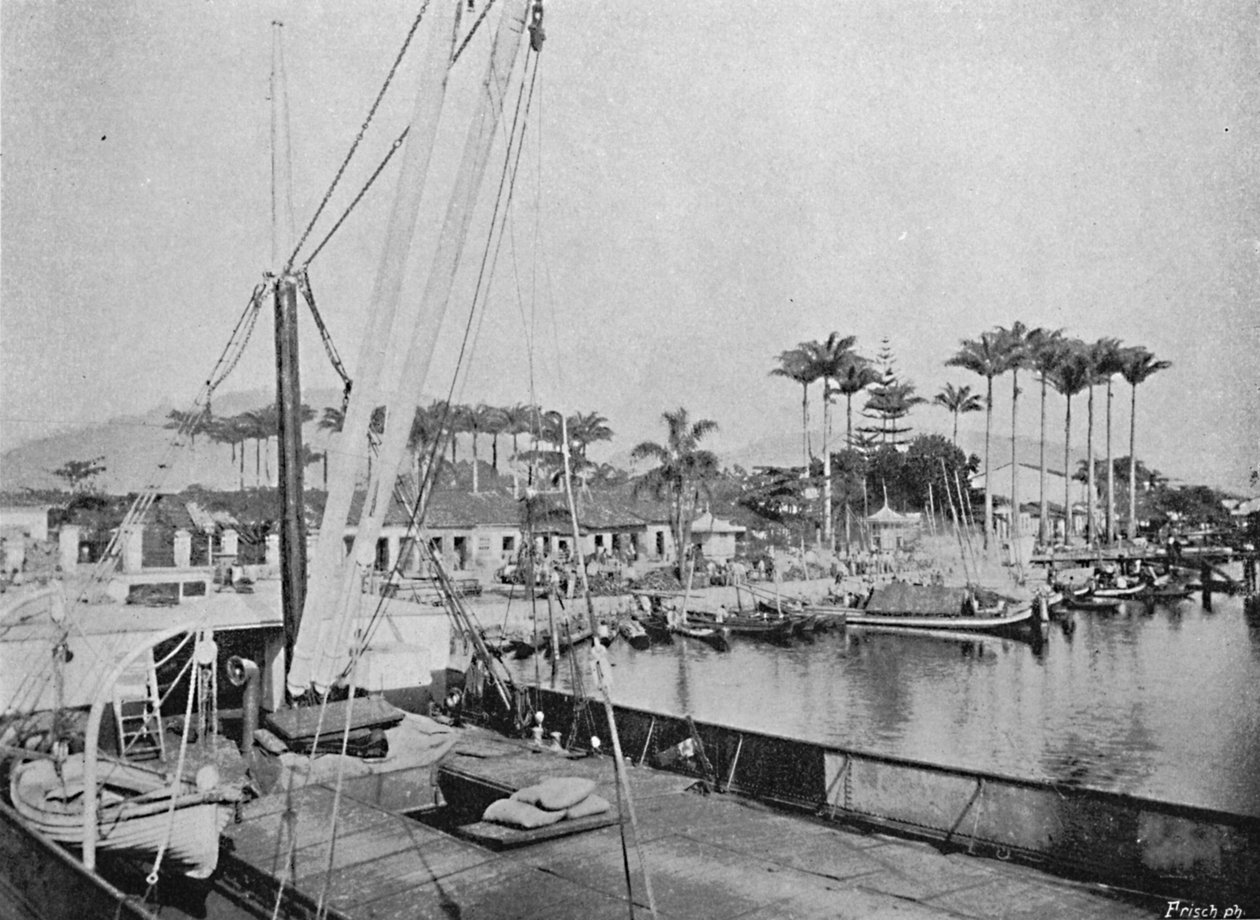 Santos Porto das Canoas, 1895 autorstwa Paulo Kowalsky