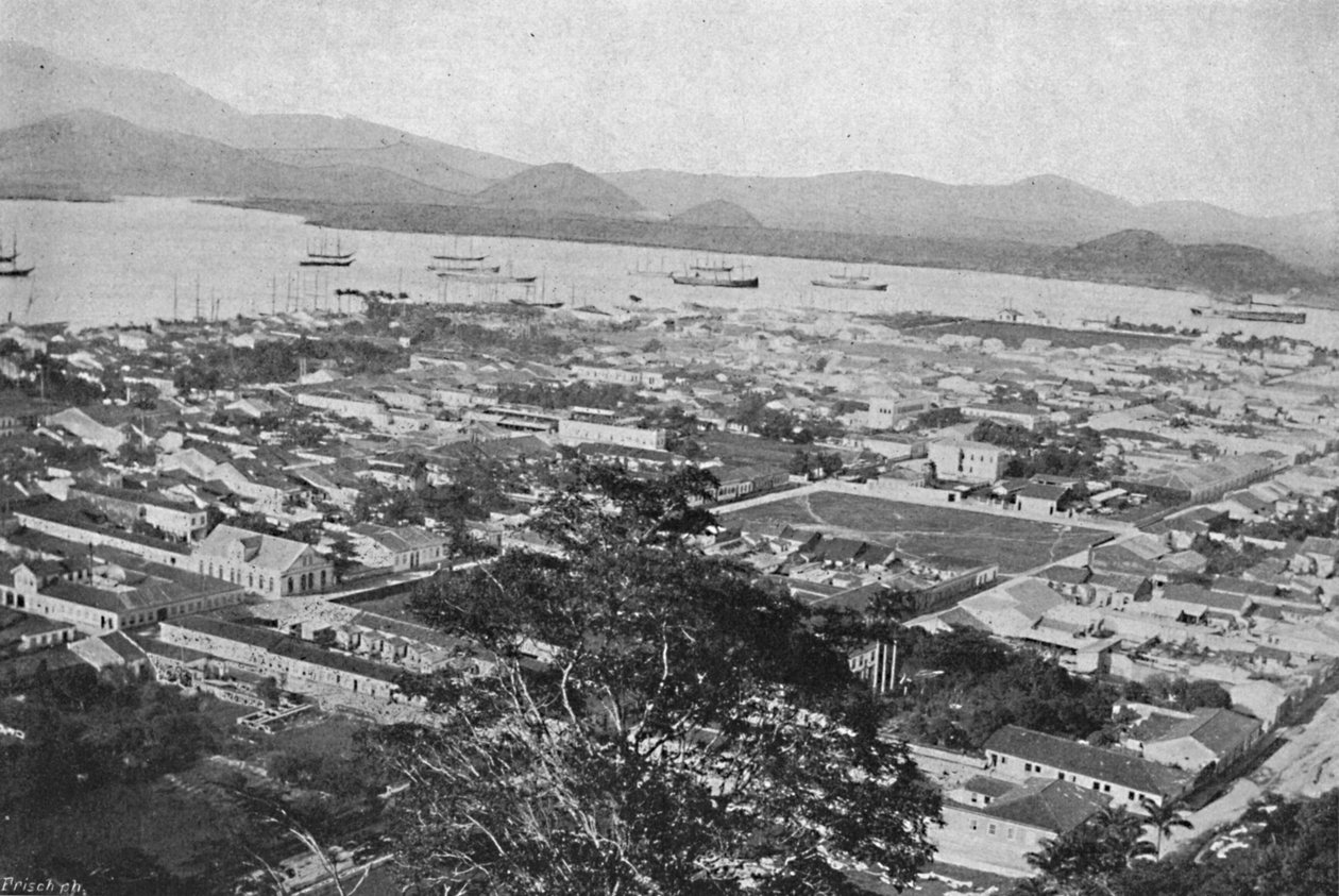 Widok ogólny Santos, Widok ogólny Santos, 1895 autorstwa Paulo Kowalsky