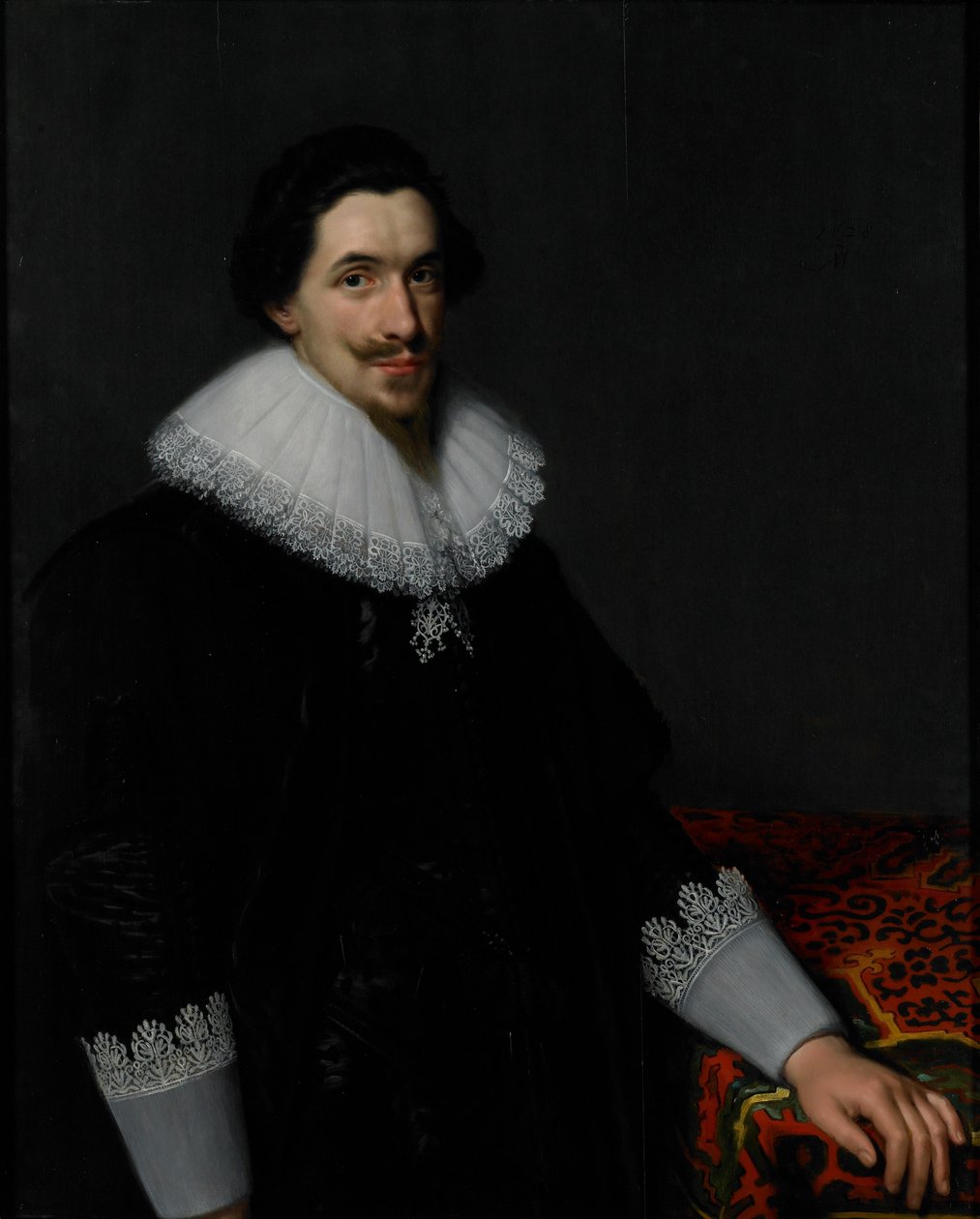 Portret Lucasa van Voorsta, 1628 autorstwa Paulus Moreelse