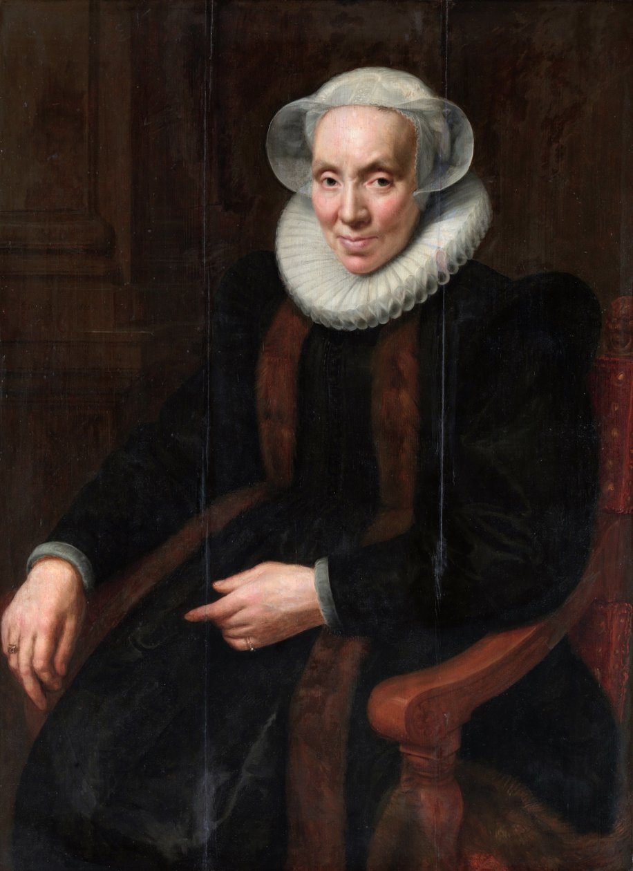 Portret Marii z Utrechtu (1553-1629) autorstwa Paulus Moreelse