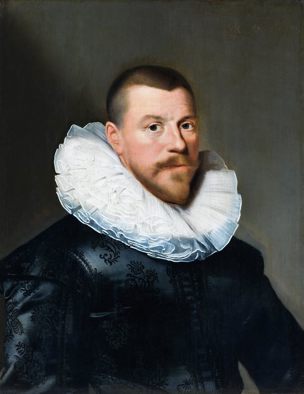 Portret mężczyzny w średnim wieku autorstwa Paulus Moreelse