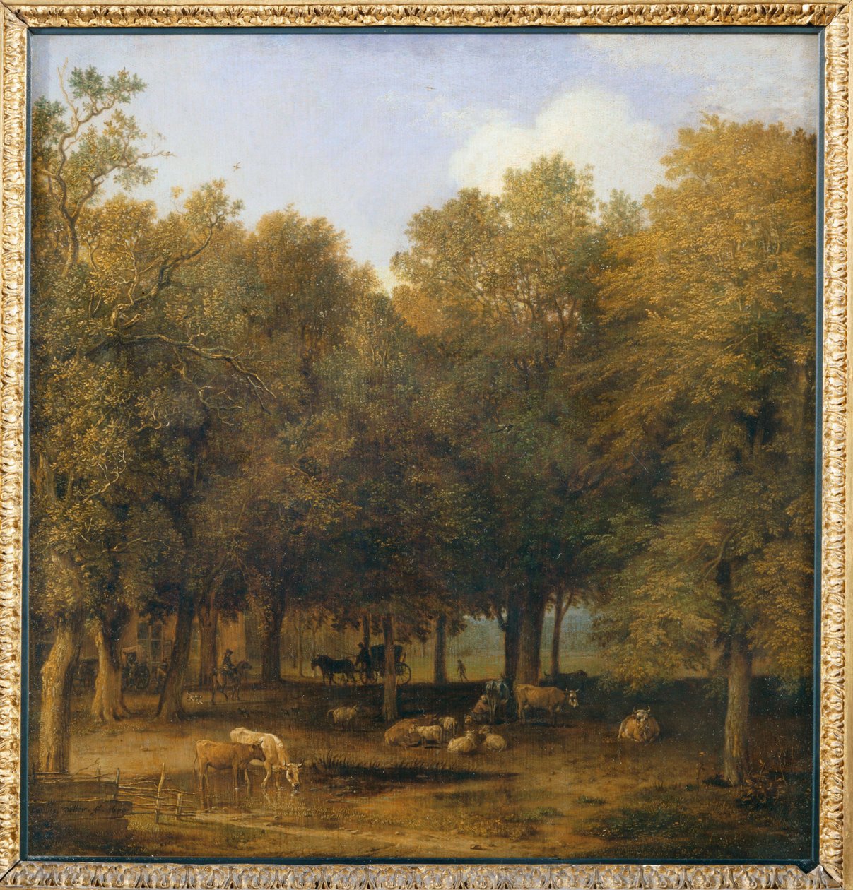 Le Bois de La Haye. 1650 ... autorstwa Paulus (attr.to) Potter