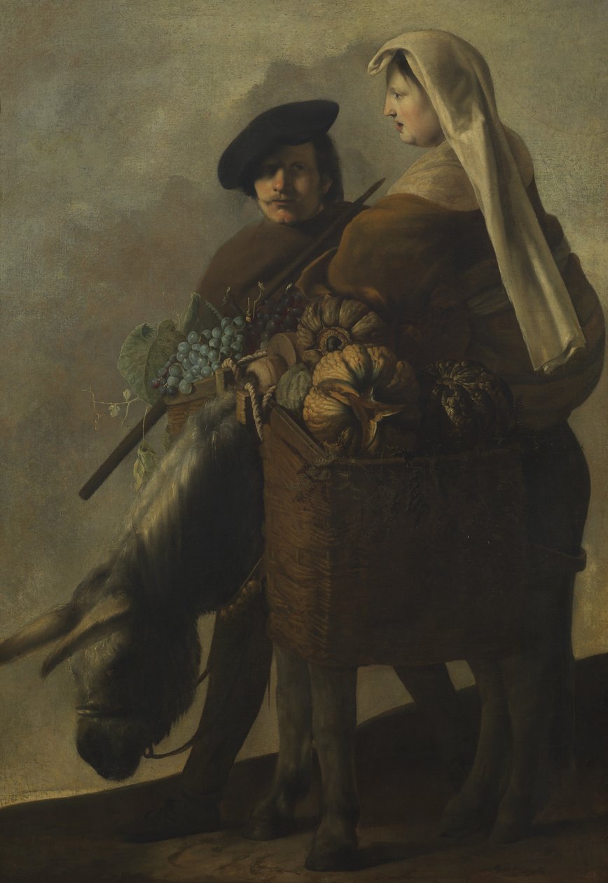 Zbieracze owoców, ok.1650 autorstwa Paulus Bor