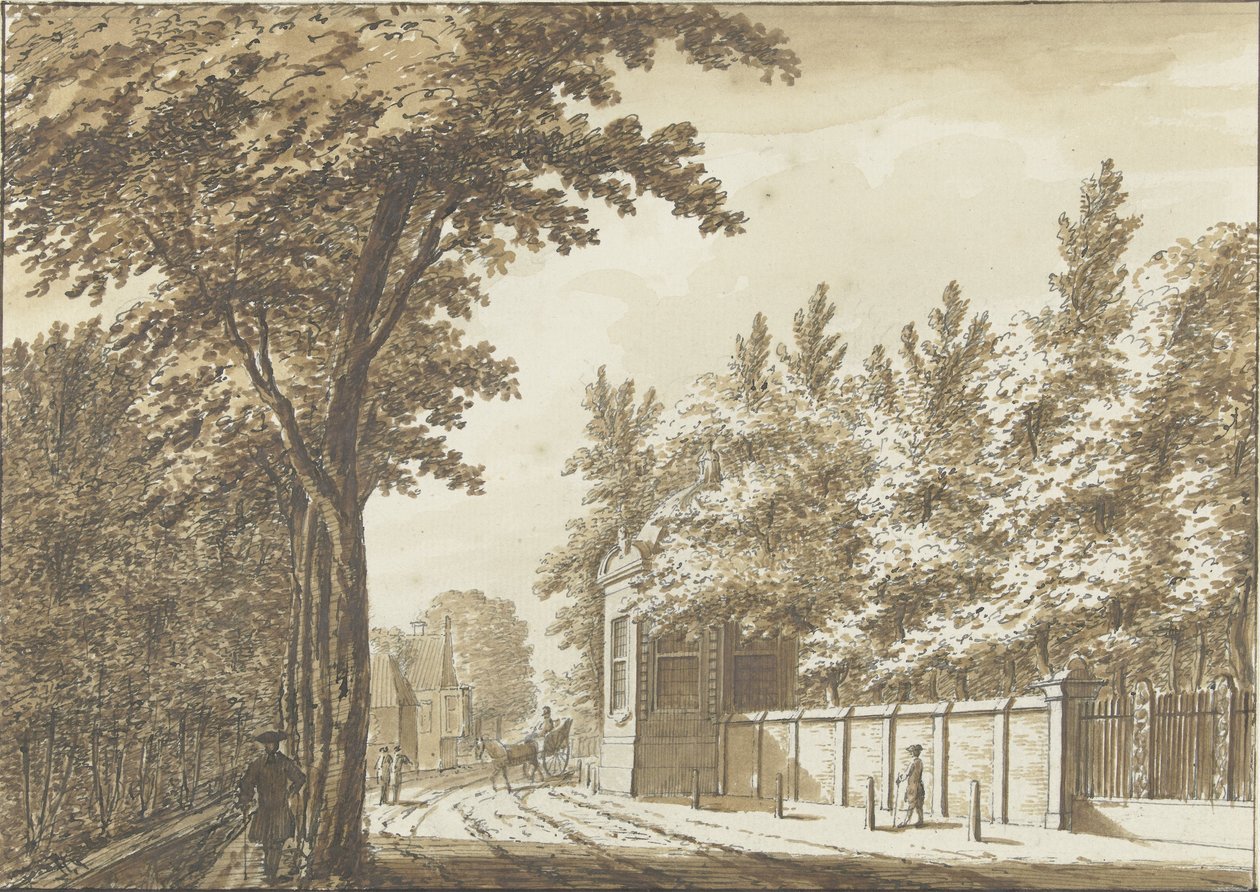 Hofstede Bosch-en-Hoven poza Haarlem autorstwa Paulus Constantijn la Fargue (attributed to)