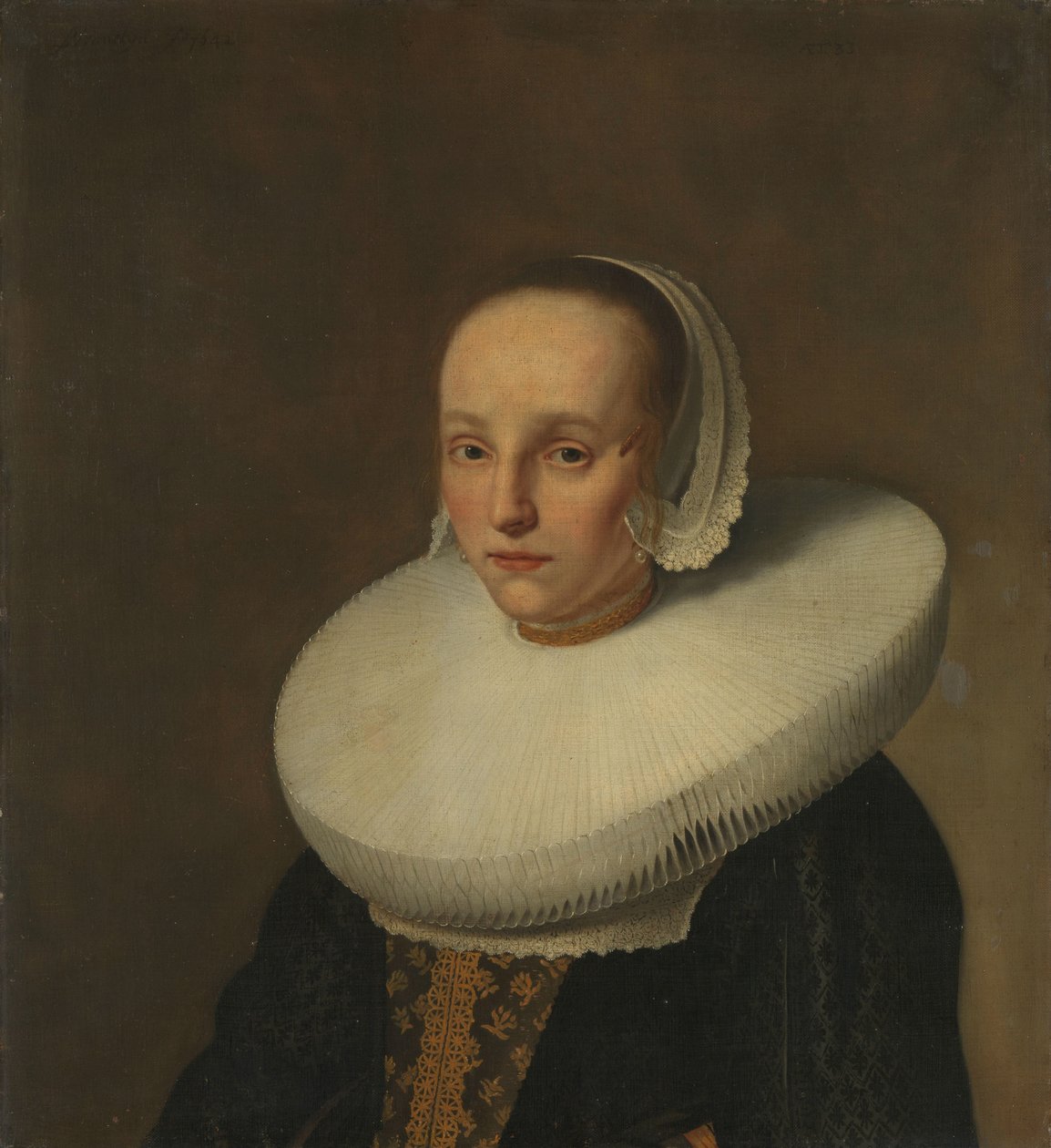 Portret Anny van der Czy (1609-1650) autorstwa Paulus Hennekyn