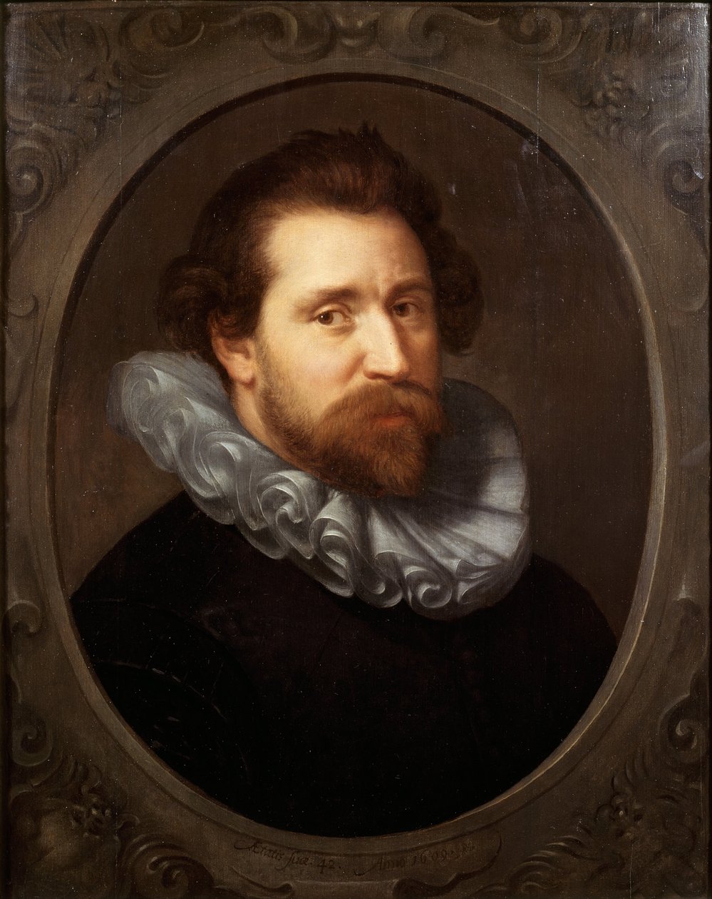 Portret Abrahama Bloemaerta 1566-1651, 1609 autorstwa Paulus Moreelse