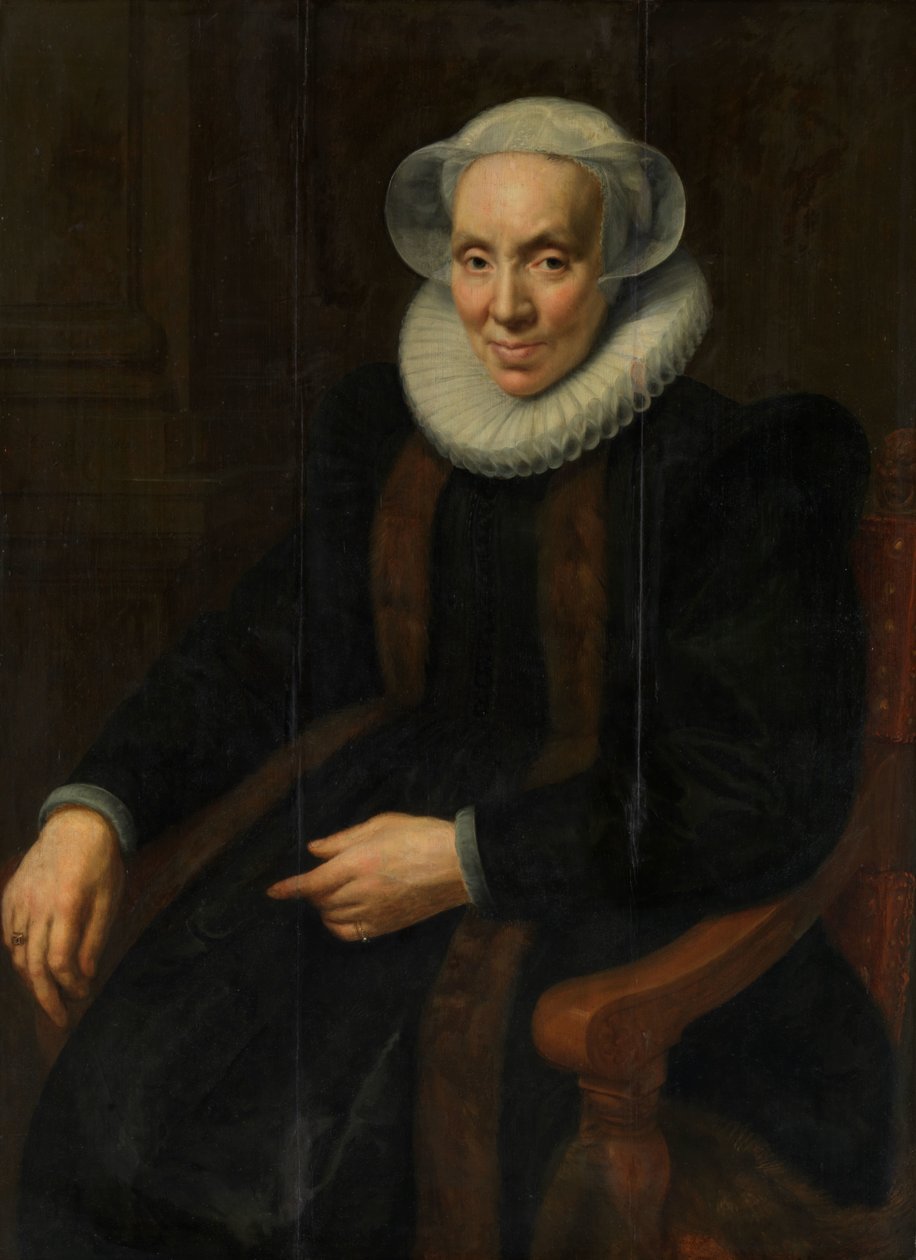 Portret Marii z Utrechtu (ok. 1552/53-1629) autorstwa Paulus Moreelse