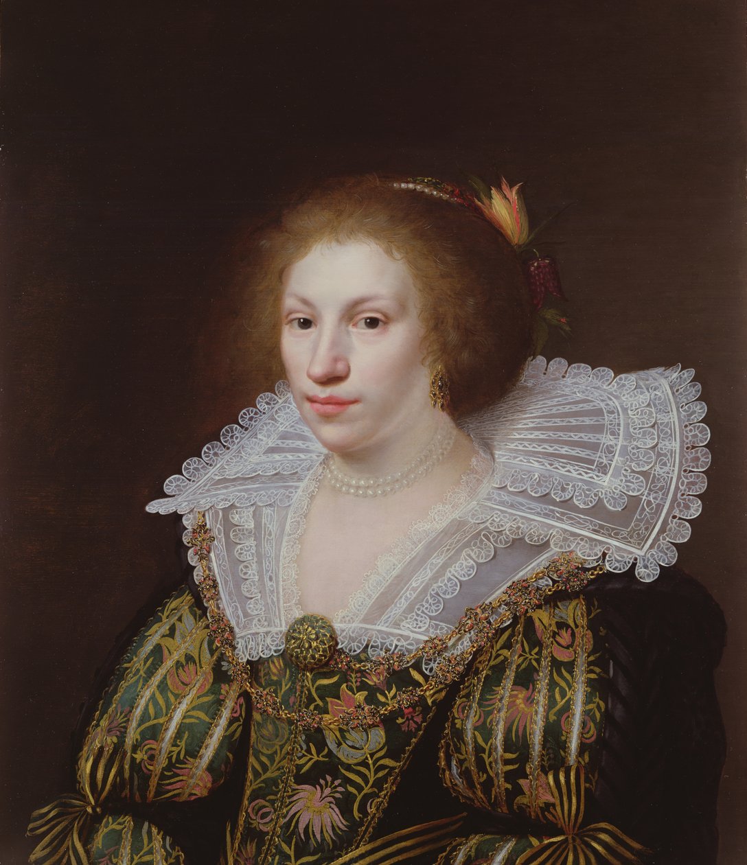 Portret młodej kobiety autorstwa Paulus Moreelse