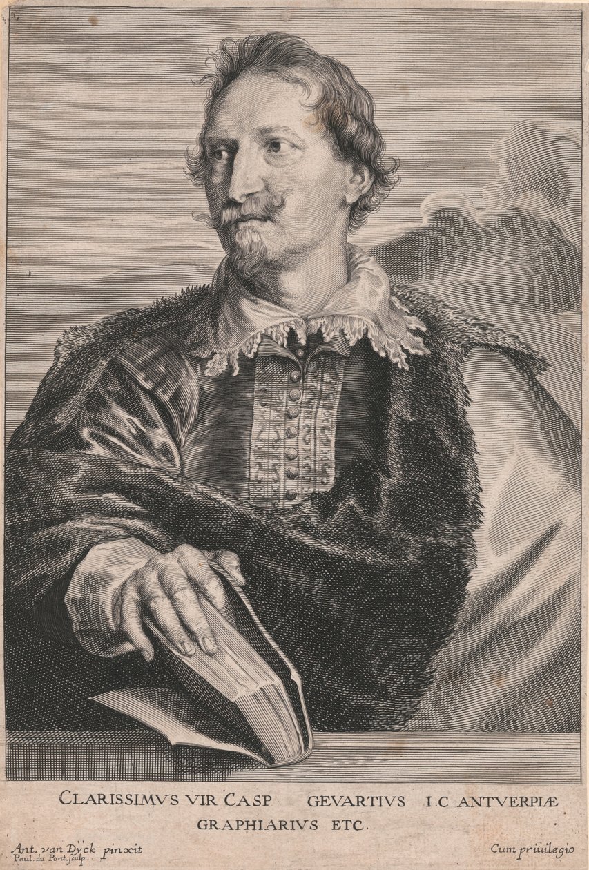 Casperius Gevartius autorstwa Paulus Pontius