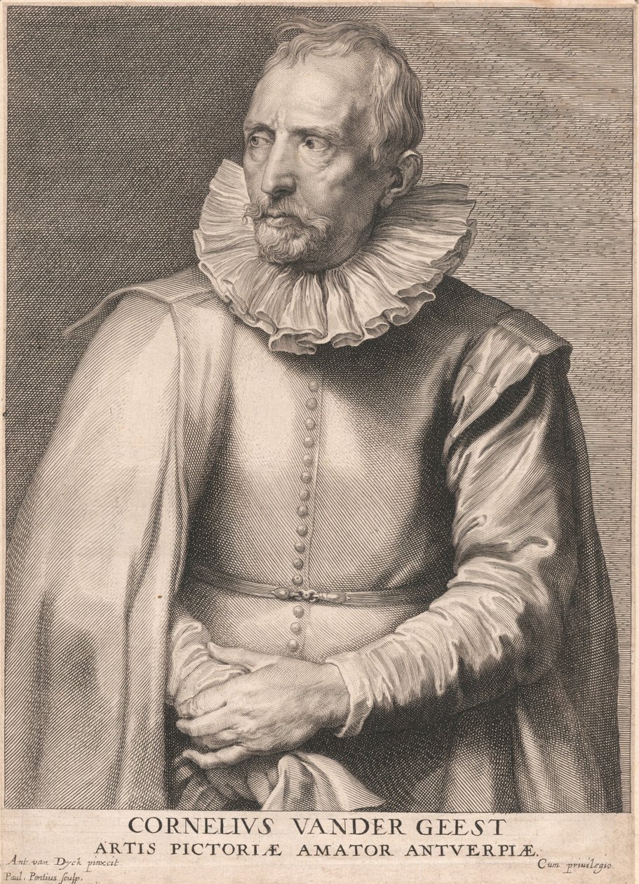 Cornelius Vander Geest autorstwa Paulus Pontius