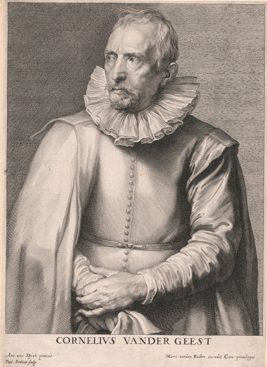 Corneliusa van der Geesta autorstwa Paulus Pontius
