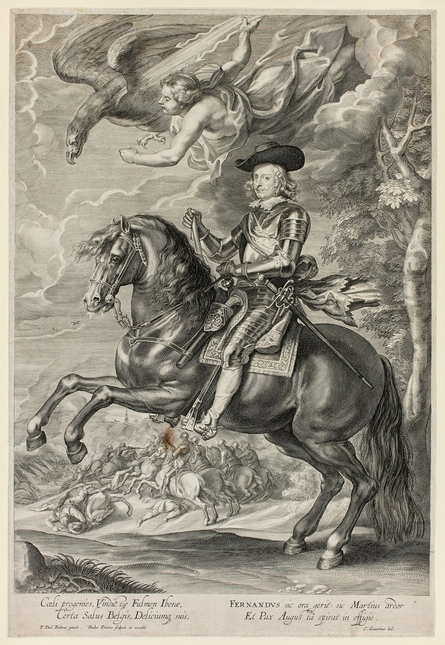 Ferdynand Austriacki konno autorstwa Paulus Pontius