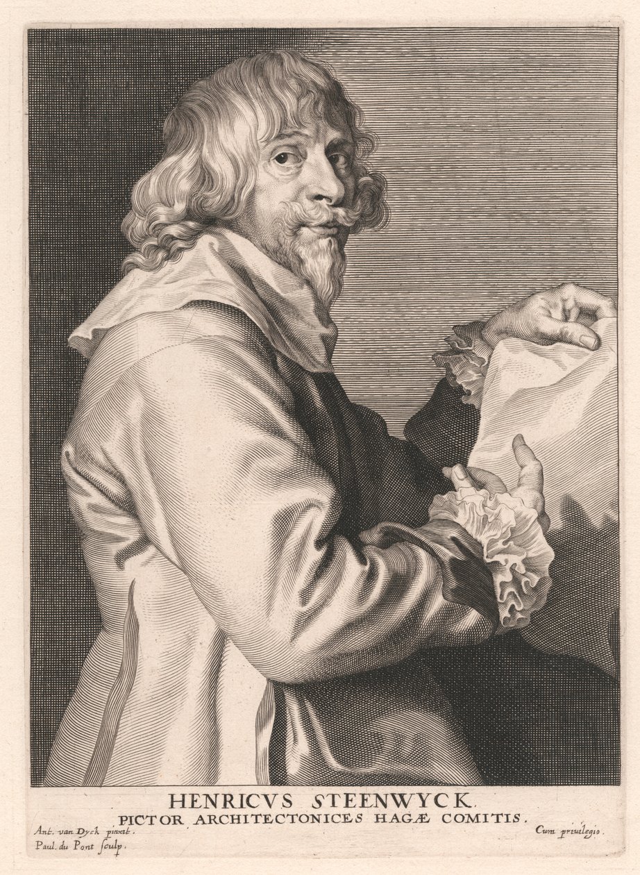 Henricus Steenwyck, malarz architektoniczny hrabiego Hagi autorstwa Paulus Pontius
