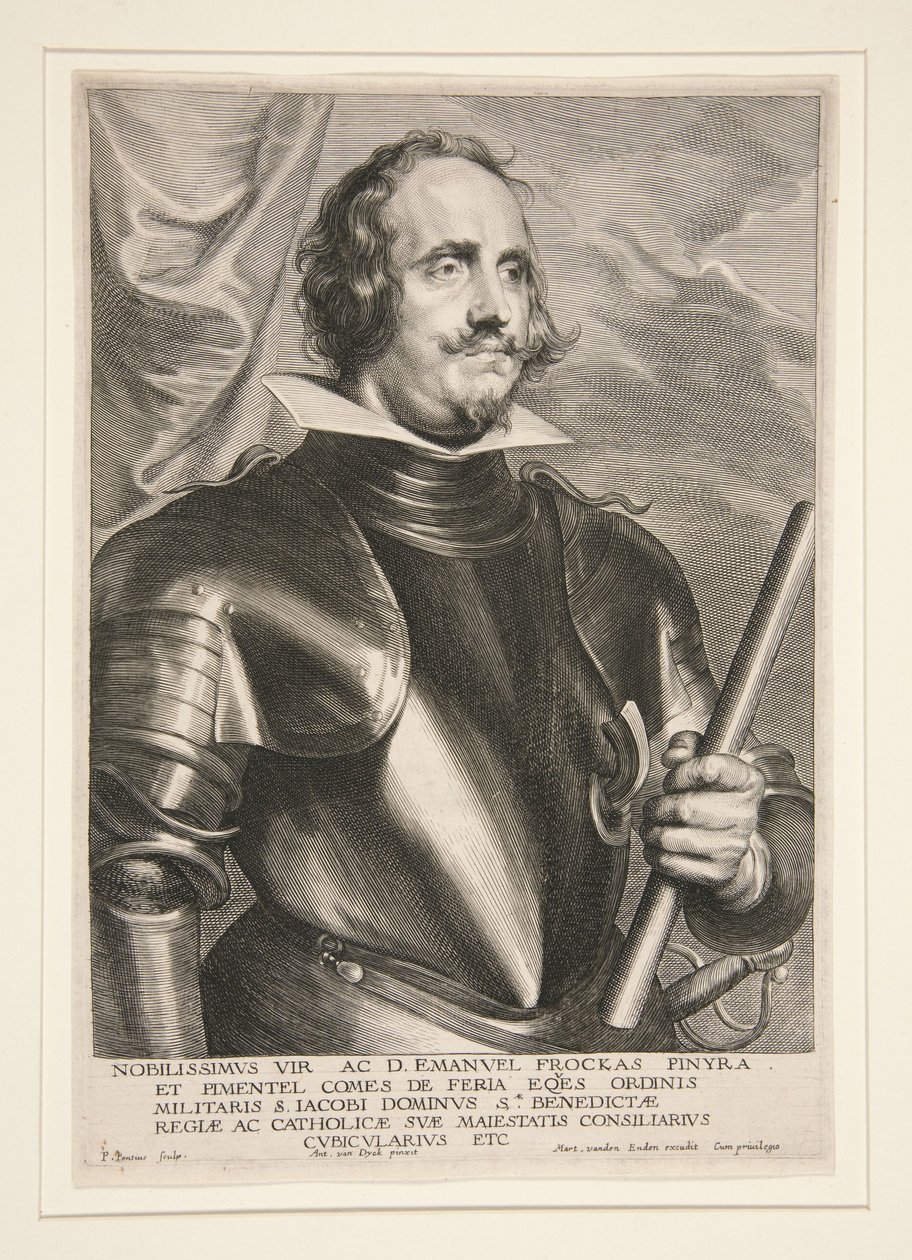Manuel Frockas Perera y Pimentel, hrabia Feria (1576-1646) autorstwa Paulus Pontius